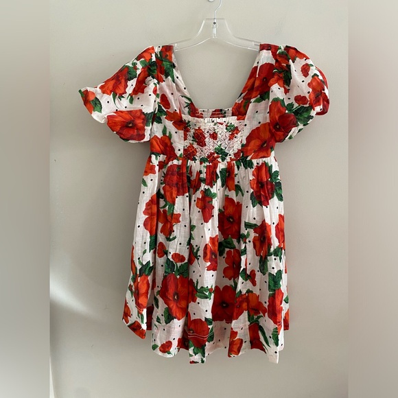 Anthropologie Maeve Square-Neck Smocked Babydoll Dress size XXSP defect - Picture 10 of 10